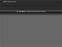 Tablet Screenshot of delfi-elena.com